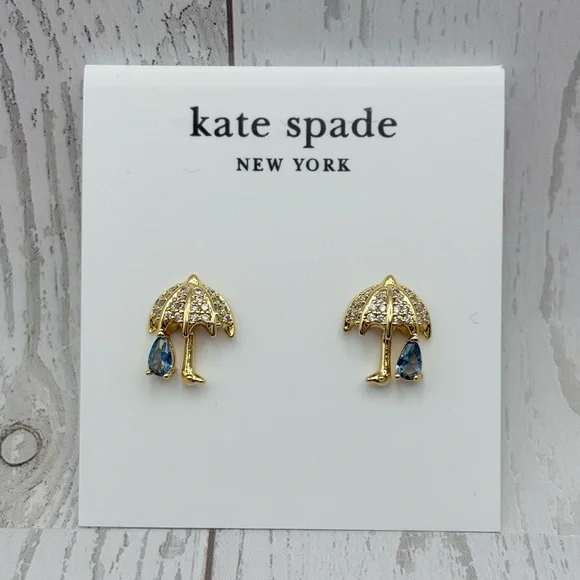 Kate Spade Rain Or Shine Pavé Studs - Picture 2 of 5
